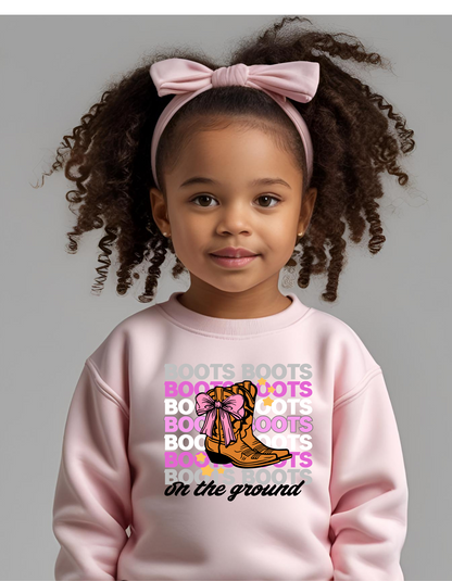 Youth boots on the ground