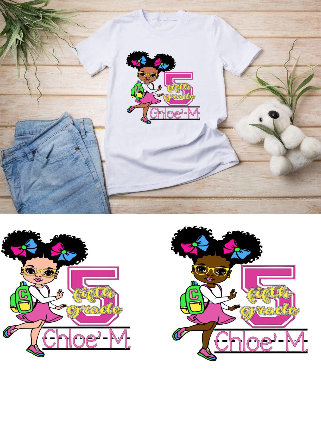 Girl's custom t-shirt