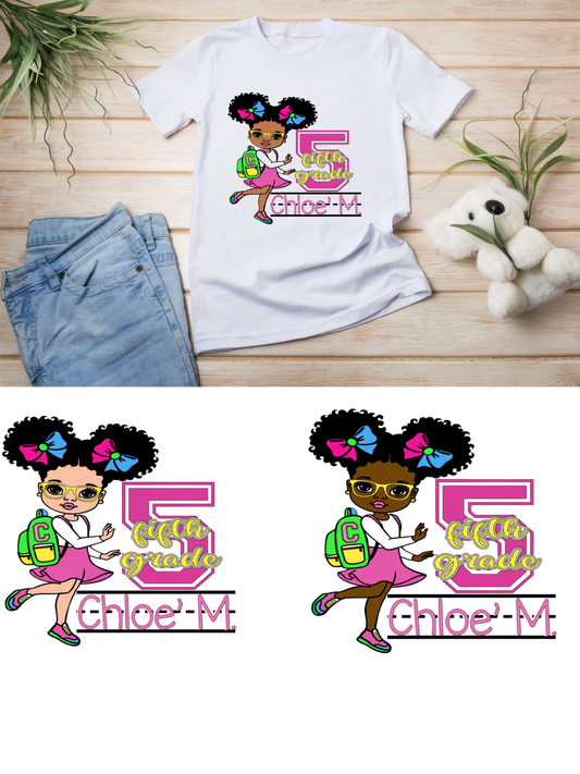 Girl's custom t-shirt