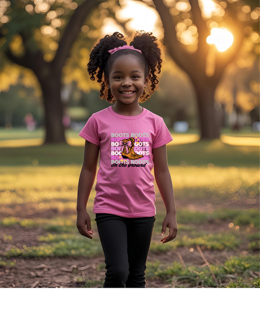Youth boots on the ground