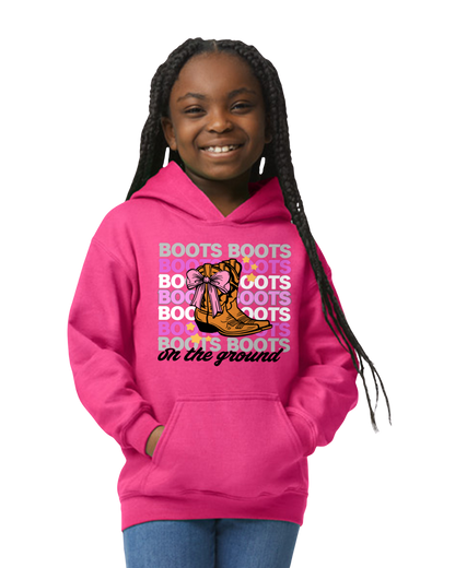 Youth boots on the ground